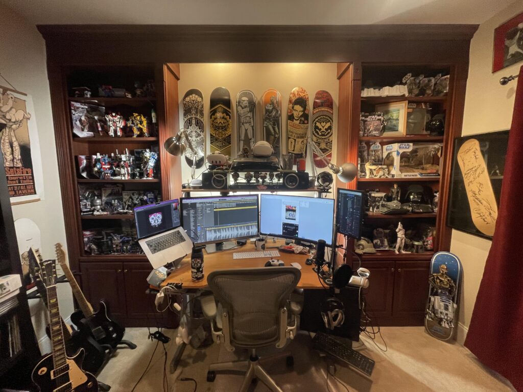 Robots. Skateboards. Music. Star wars.