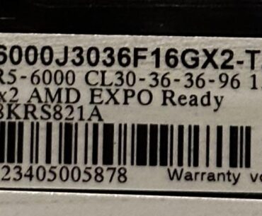 Hynix A or M die? Is this good for 7800x3D?