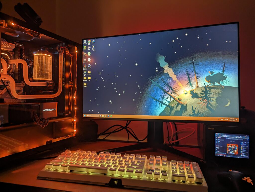 Just finished my extremely cozy setup!