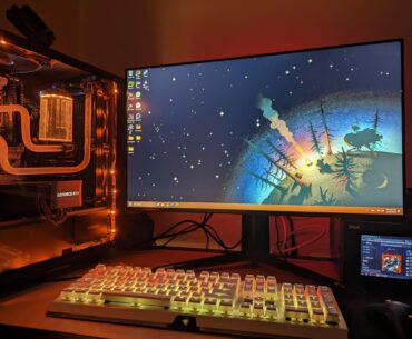 Just finished my extremely cozy setup!