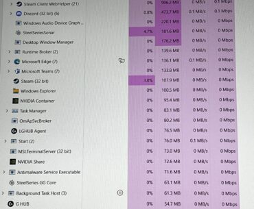 Holy shit why is my memory being used up so much. I have 16GBs and only gave me issues after I did a factory reset, now I’m always stuttering and crashing. Any ideas?