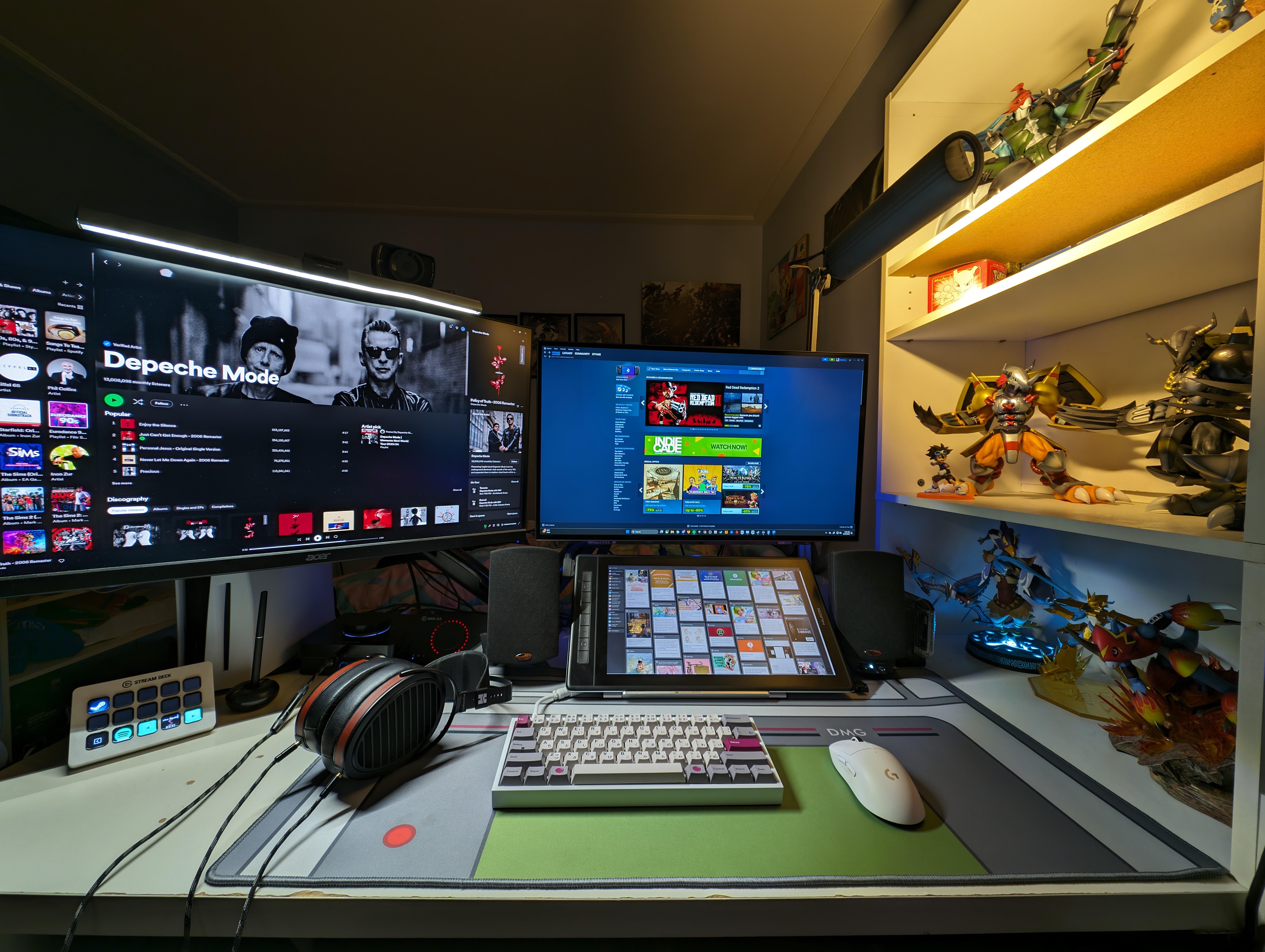 Reorganized setup for Gaming/DigitalArt/Entertainment