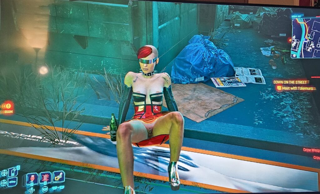 Has Cyberpunk always had this in game. Or am I just behind. Wtfffff