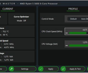 is it nice for r5 5600? i just used the manuel oc from ryzenmaster. it fixed my warzone fps drops (with a 3080ti), but firstly i clicked apply&tests it worked. but after a while i tried one more try and it crashed. But there is no any problem on games and it works. What should i do?