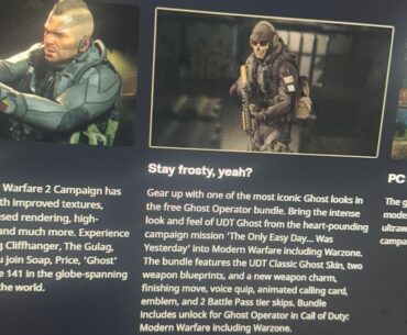 Can we use the udt ghost skin in warzone 2.0 & mw3?