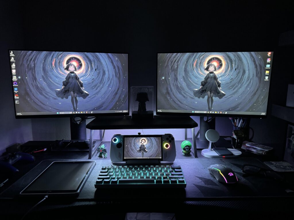 Super simple setup to enjoy after work.