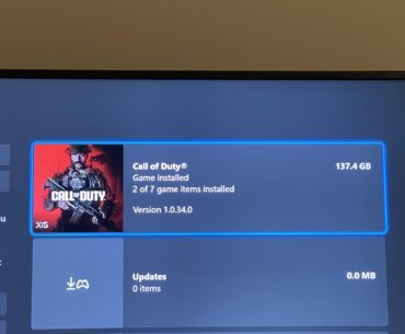 Is it normal for warzone to take 138 gb on xbox series s ?