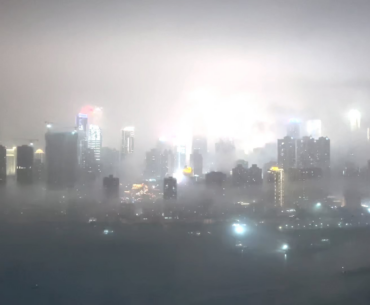A Foggy Night in Chongqing