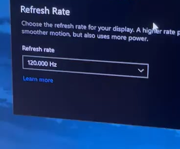Monitor or gpu issue? Works when using 120hz but does this with 144hz