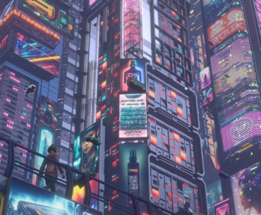 Diurnal Downtown (Blender animation loop by me)