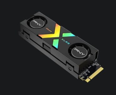 PNY's New PCIe 5.0 SSD Has an RGB Cooler With Dual Fans