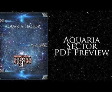 Preview of "Aquaria Sector" TTRPG Supplement