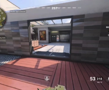 I was playing double agent customs with some of my buds, and I got this insane timing.