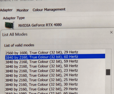 My display can do UHD @120Hz but has recently stopped, maxing out at 60, why?