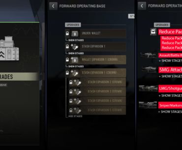 We need the FOB upgrades from DMZ to MWZ (with example upgrades)