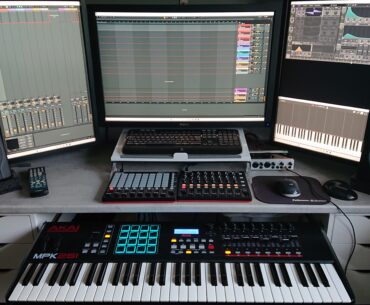 My mini music production station.