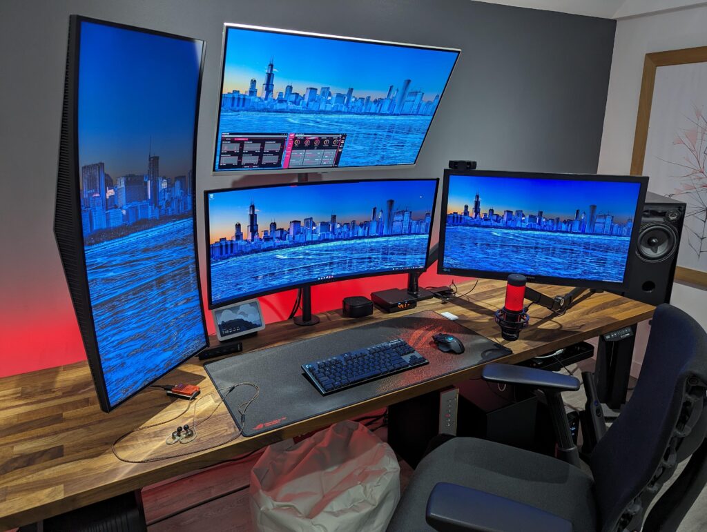 my home office / gaming station