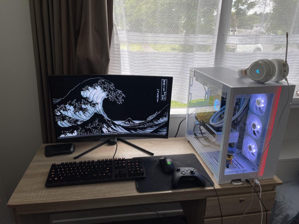 How’s my setup? Waiting on a new wireless keyboard.
