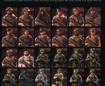 I know this is a weird idea, but i want the 2019 Operators to be re-integrated in Warzone 2.0 and played them once again, even i don't played the latest COD series. | I would like to include Cold War operators BTW, just like the MWII Carryover but for Warzone 2.0 only.