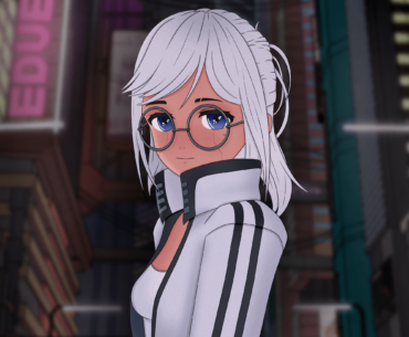 I drew an OC in Cyberpunk, what do yall think of her?