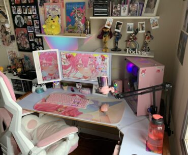 Update on my white/pink setup!