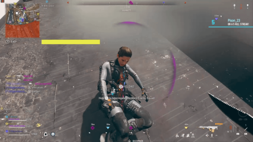 I ran out of ammo/had to reload so I used my smoke & throwing knife 😅