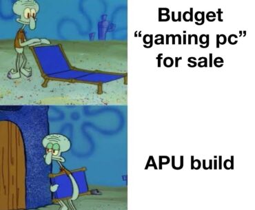 Budget gaming pcs should have a gpu smh.