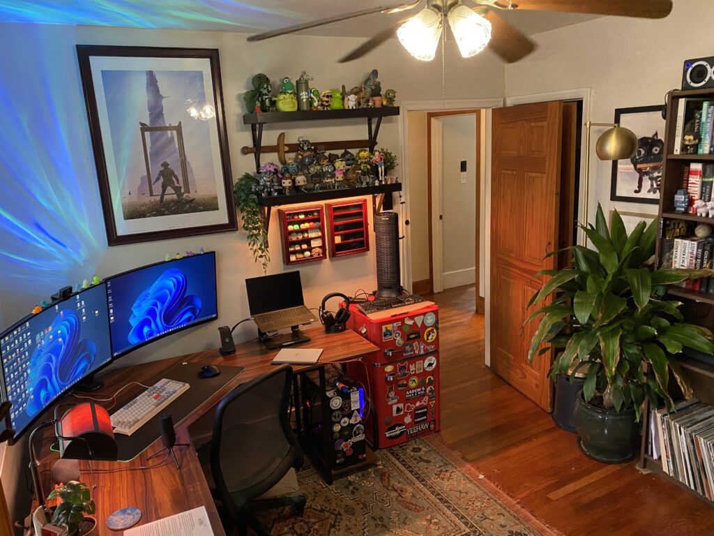 My home office, as of late