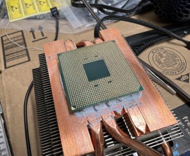 CPU Cemented To Fan