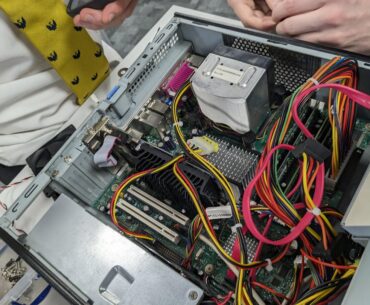 As a test for my IT class, we had to assemble and disassemble a pc