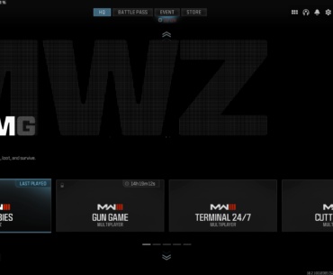 My menu lagged for a moment so the title card said "ZOMG"