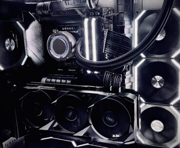 Black build, white lightings