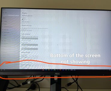 Monitor issues