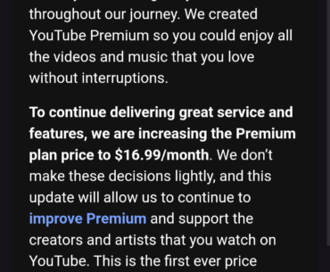 Seriously YouTube? What is going on now.