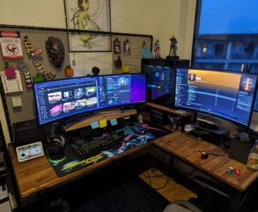 Small home lab and battle station.