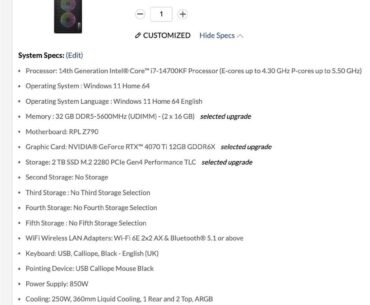 Gaming pc