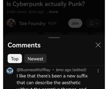 Comment I saw on this video. Thoughts on the potential new suffix for all the other subgneres?