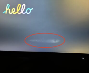 What would cause this kind of smear on 2 out of 3 Gigabyte M27Q monitors purchased on separate occasions?