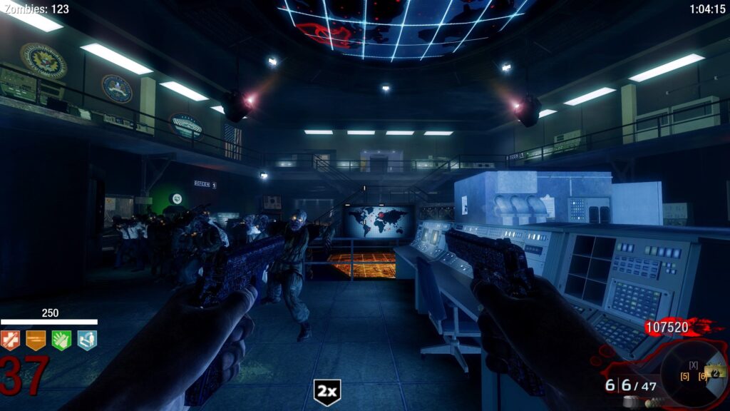 I had a bug where after I killed the pentagon thief the blue tint on screen stayed for some reason