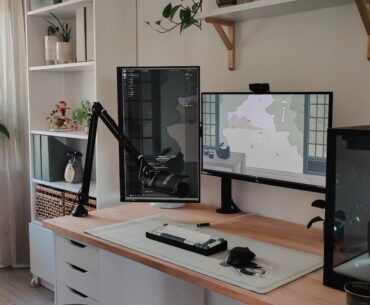 My "neutral/earthy" gaming space!