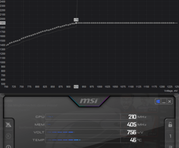 MSI Afterburner Curve Optimizer changes Voltage and Clockspeed after hitting the Apply-Button. Why and what could I do to avoid this?