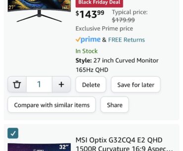 Gaming monitor