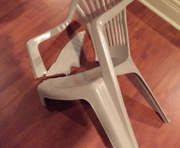 My chair after 3 days of use!