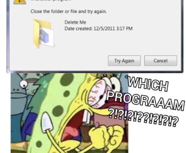 This is always so annoying. Just tell me which program!
