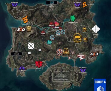 PGC2023 Group A and B loot spots - Confirmed