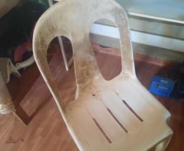 Chair been constantly been sat on for more than 15 years