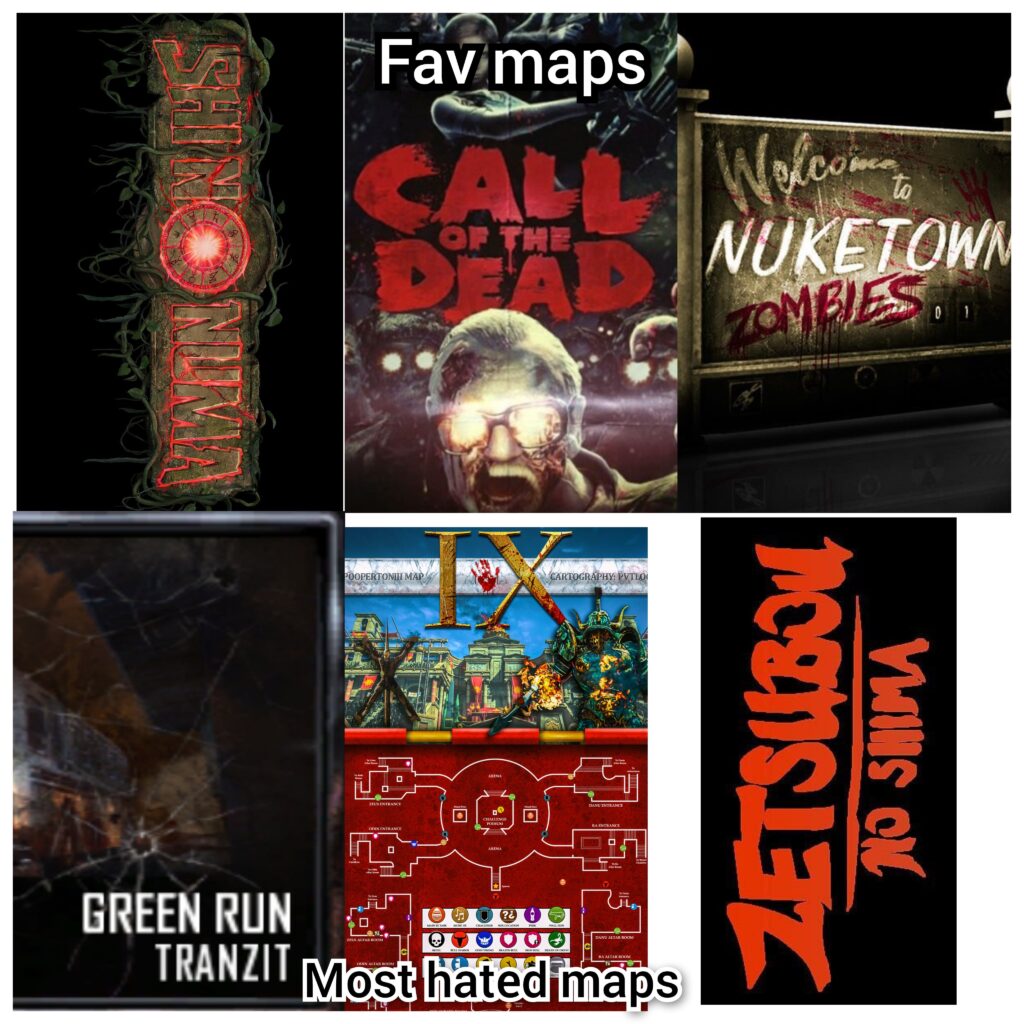 What do my fav and least fav maps say about me