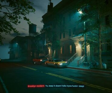 Streets of New York in Cyberpunk 2077
