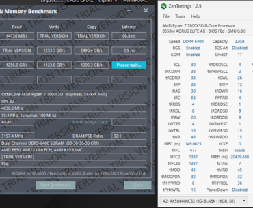 6400mhz cl30 + 7800x3d not performing like it should