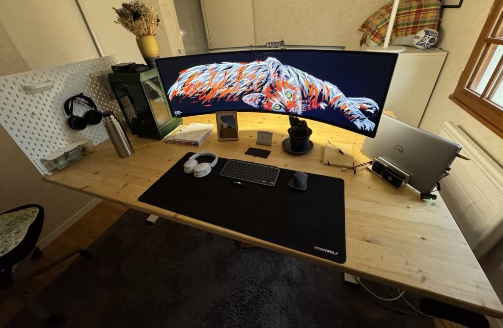 My work and gaming station